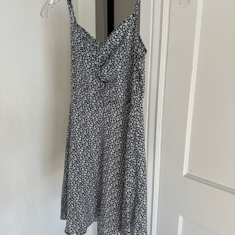 NEW Floral navy and White Kids Casual Dress girls size 12 to 13